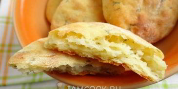 картофельные лепешки с укропом