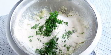 картофельные лепешки с укропом