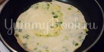 хрустящие лепешки с сыром и зеленым луком