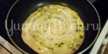 хрустящие лепешки с сыром и зеленым луком