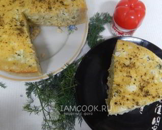 Лепешка с капустой