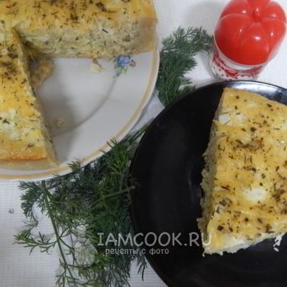 Лепешка с капустой