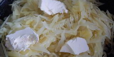 лепешка с капустой