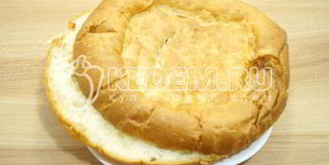 лепешка с сыром и зеленью