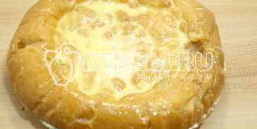 лепешка с сыром и зеленью