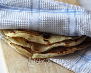 Лепешки на молоке