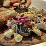 Рецепт Лепешек пита с сыром Фета и грибами