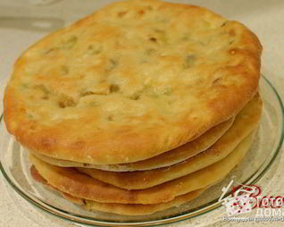 Лепешки с брынзой и перцем