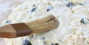 лепешки с черникой