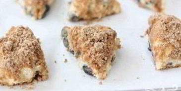 лепешки с черникой