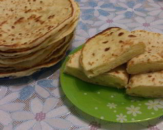Лепешки с картошкой
