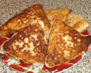 Сырные лепешки на кефире