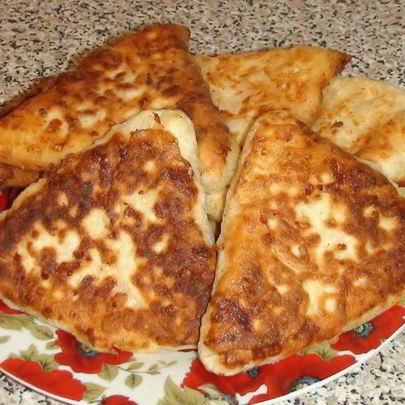 Сырные лепешки на кефире