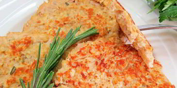 творожно-овсяные лепешки с тунцом