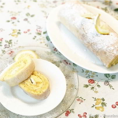 Лимонный рулет