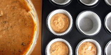 абрикосовые маффины с шоколадными каплями