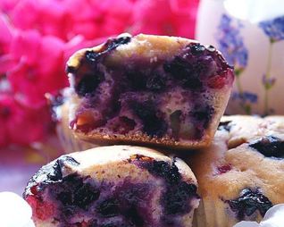 Апельсиново-ягодные маффины