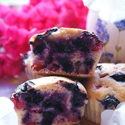 Апельсиново-ягодные маффины