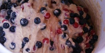 апельсиново-ягодные маффины