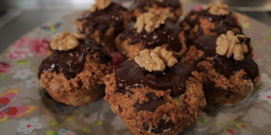 Рецепт бананова-шоколадных маффины