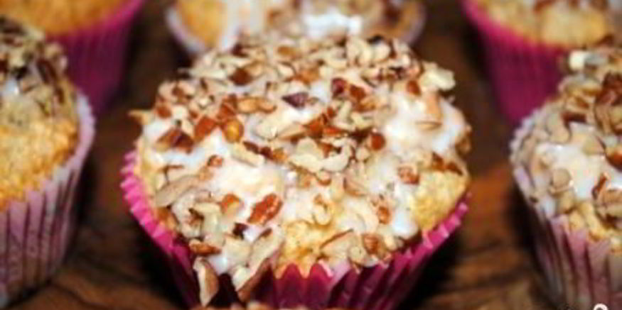 Рецепт банановых маффинов с орехами