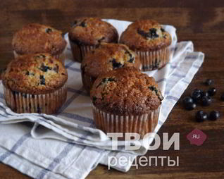 Черничные маффины