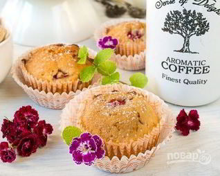 Клубничный маффин