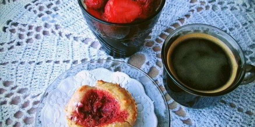 Рецепт клубничных маффинов с овсянкой