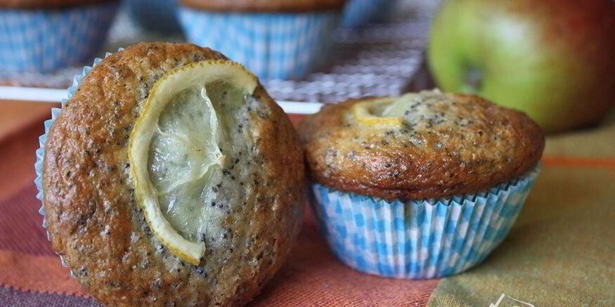 Рецепт лимонно-маковых маффины