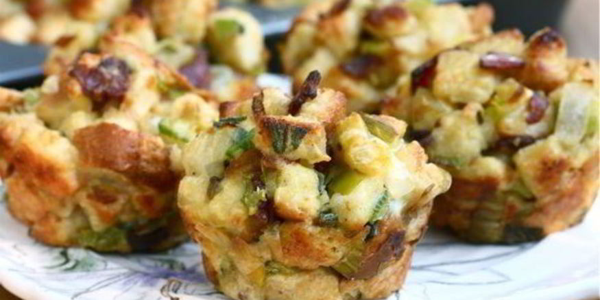 Рецепт маффинов с беконом и шалфеем