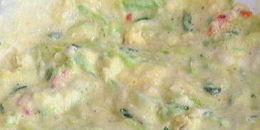 маффины с кабачком, фетой и зеленым луком