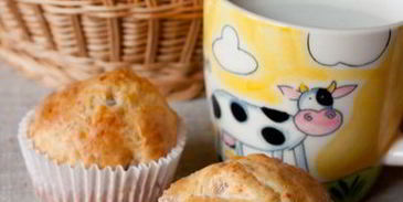 маффины с копченой курицей и сыром