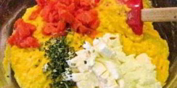 маффины с лососем