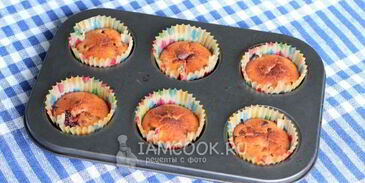 маффины с малиной