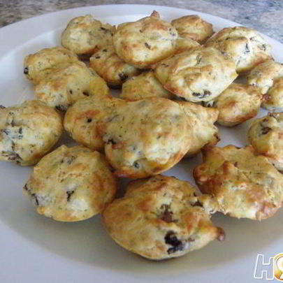 Маффины с рисом и грибами