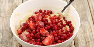 маффины с ягодами