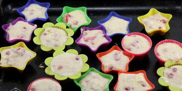 маффины с ягодами