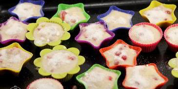 маффины с ягодами