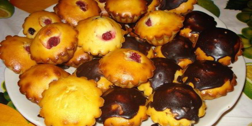 Рецепт маффинов со сгущенкой