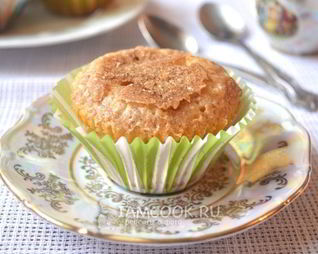 Маффины со сливами и корицей