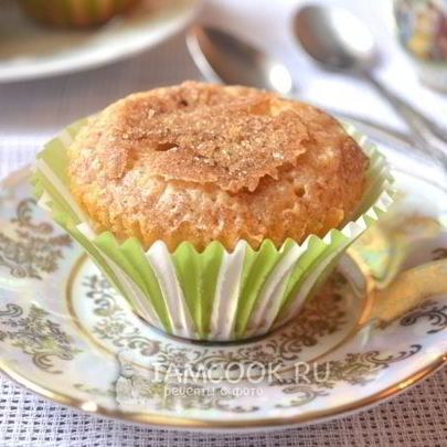 Маффины со сливами и корицей