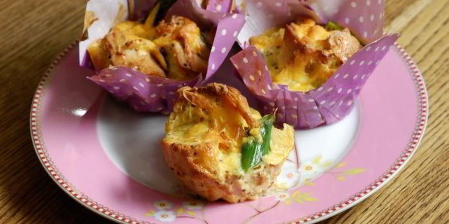 Рецепт маффинов со спаржей и горчицей