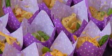 маффины со спаржей и горчицей