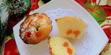 новогодние маффины из манки