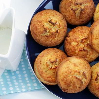 Постные яблочные маффины
