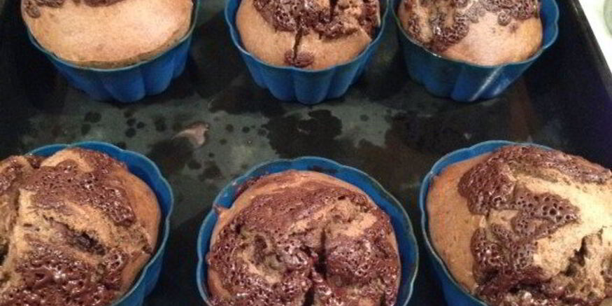 Рецепт ржаных маффинов с шоколадом