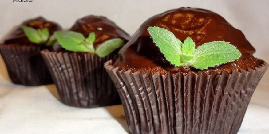 Рецепт шоколадна-мятных маффины