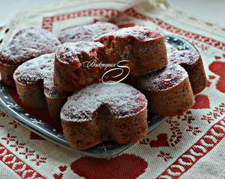 Свекольно-ореховые маффины