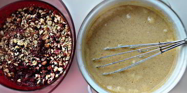 свекольно-ореховые маффины