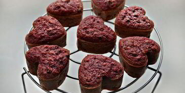 свекольно-ореховые маффины